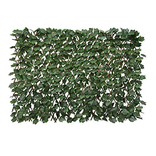 Ivy Hedge Privacy Fence Backyard Pool Deck Patio Artificial Leaf Screen Panels 